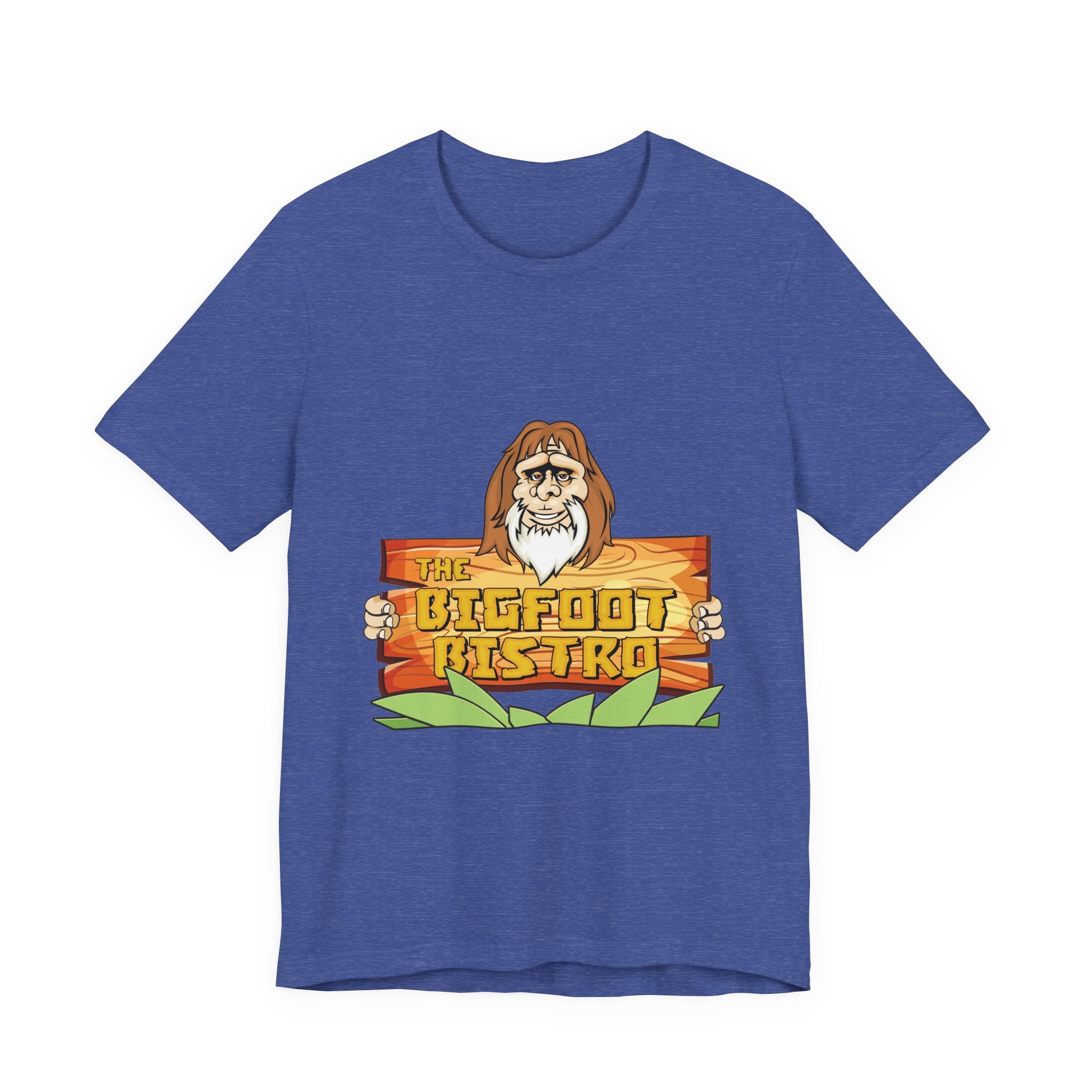 Bigfoot Bistro T-Shirt — "Nothing Beats Eating Out In The Bush" Graphic Tee