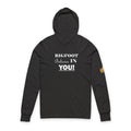 Bigfoot Believes In You! Hooded Long Sleeve Tee
