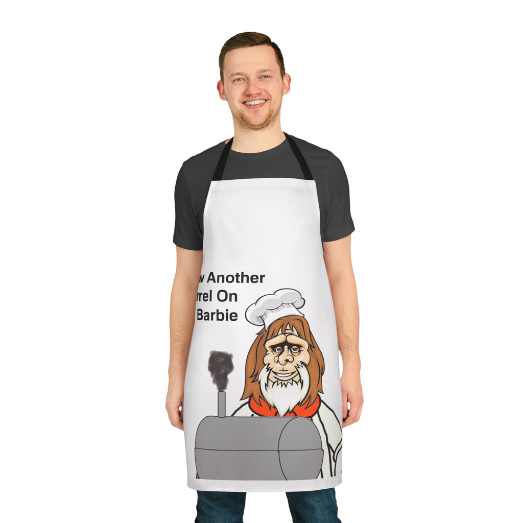 Apron - 'Throw Another Squirrel on the Barbie' BBQ Grill Chef Apron
