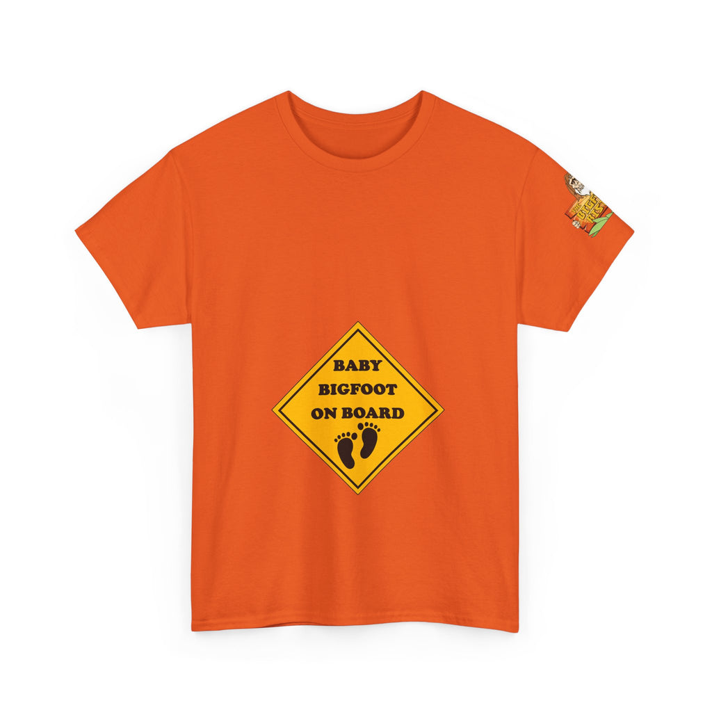Baby Bigfoot On Board Tee — Funny Pregnancy Announcement T‑Shirt