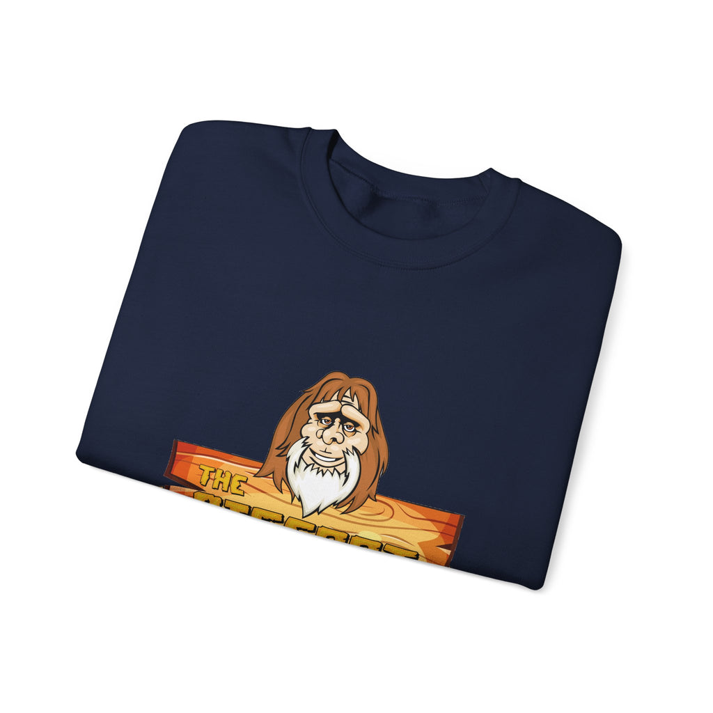 Crewneck Sweatshirt — The Bigfoot Bistro Graphic (front logo, back menu)