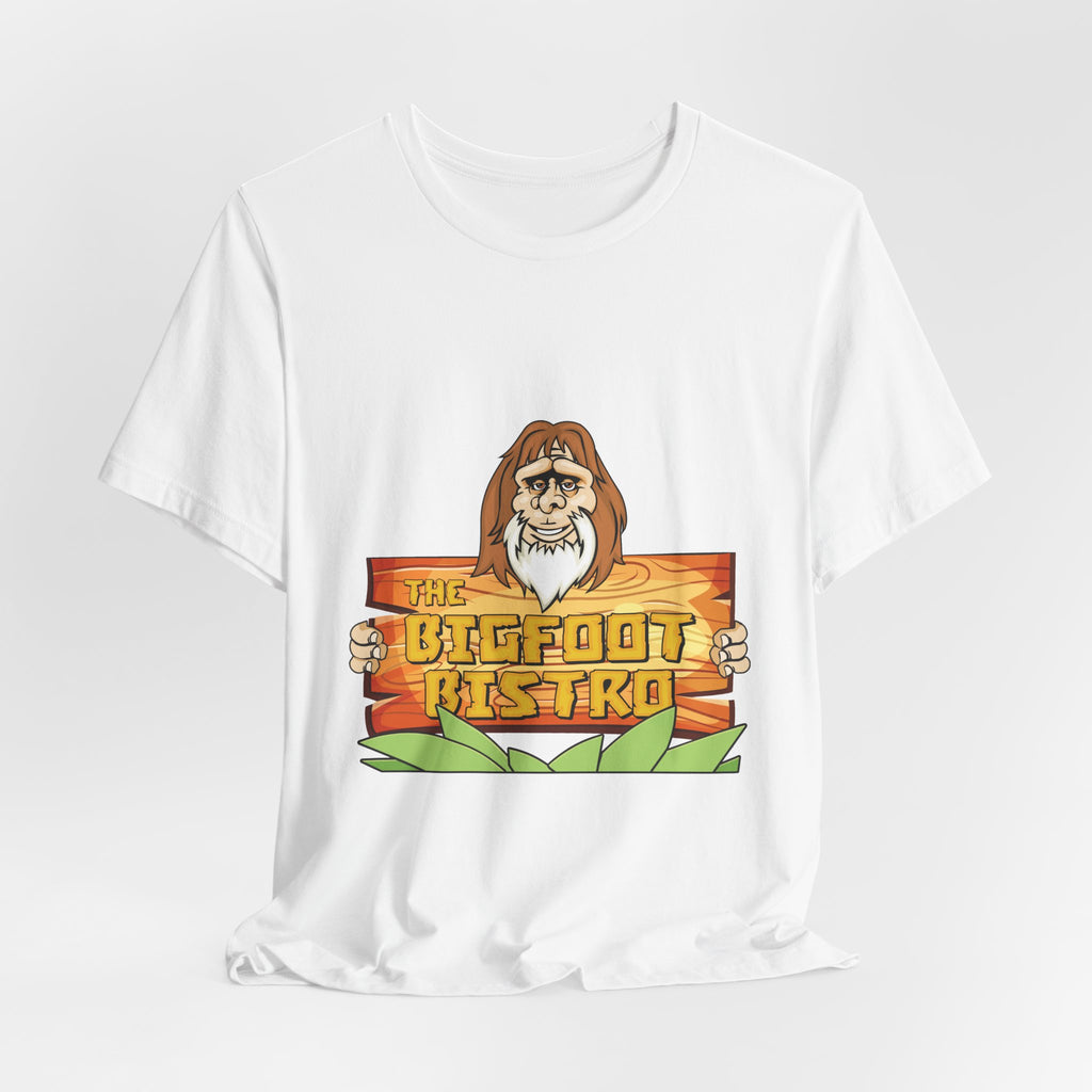 Bigfoot Bistro T-Shirt — "Nothing Beats Eating Out In The Bush" Graphic Tee