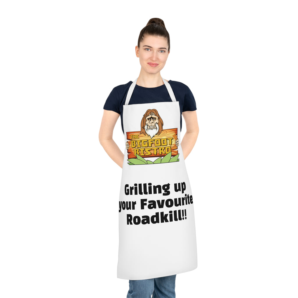 Apron — 'Grilling up your Favourite Roadkill!!' Bigfoot Bistro BBQ Apron