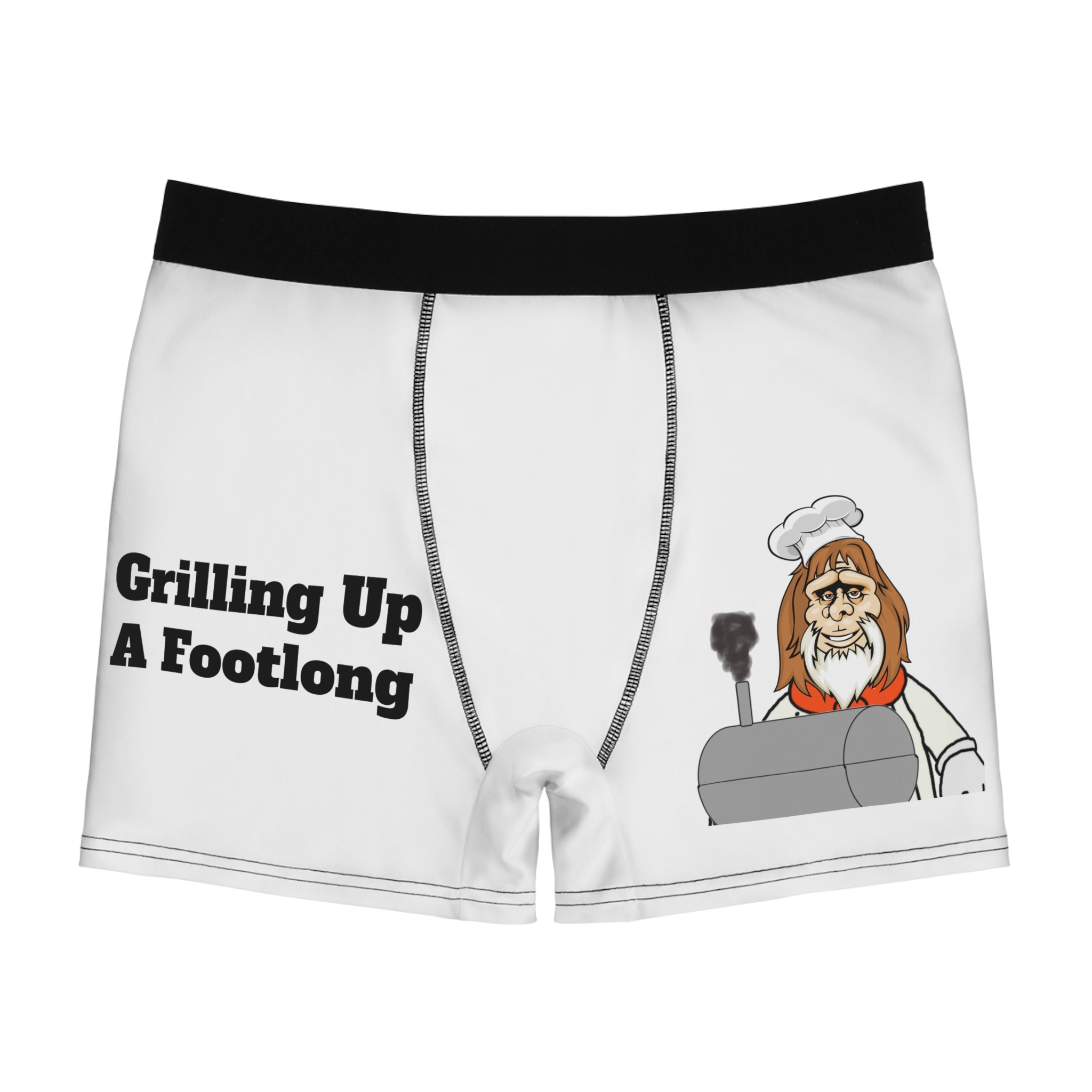 Grilling Up A Footlong Boxer Briefs — Funny BBQ Chef Novelty Underwear