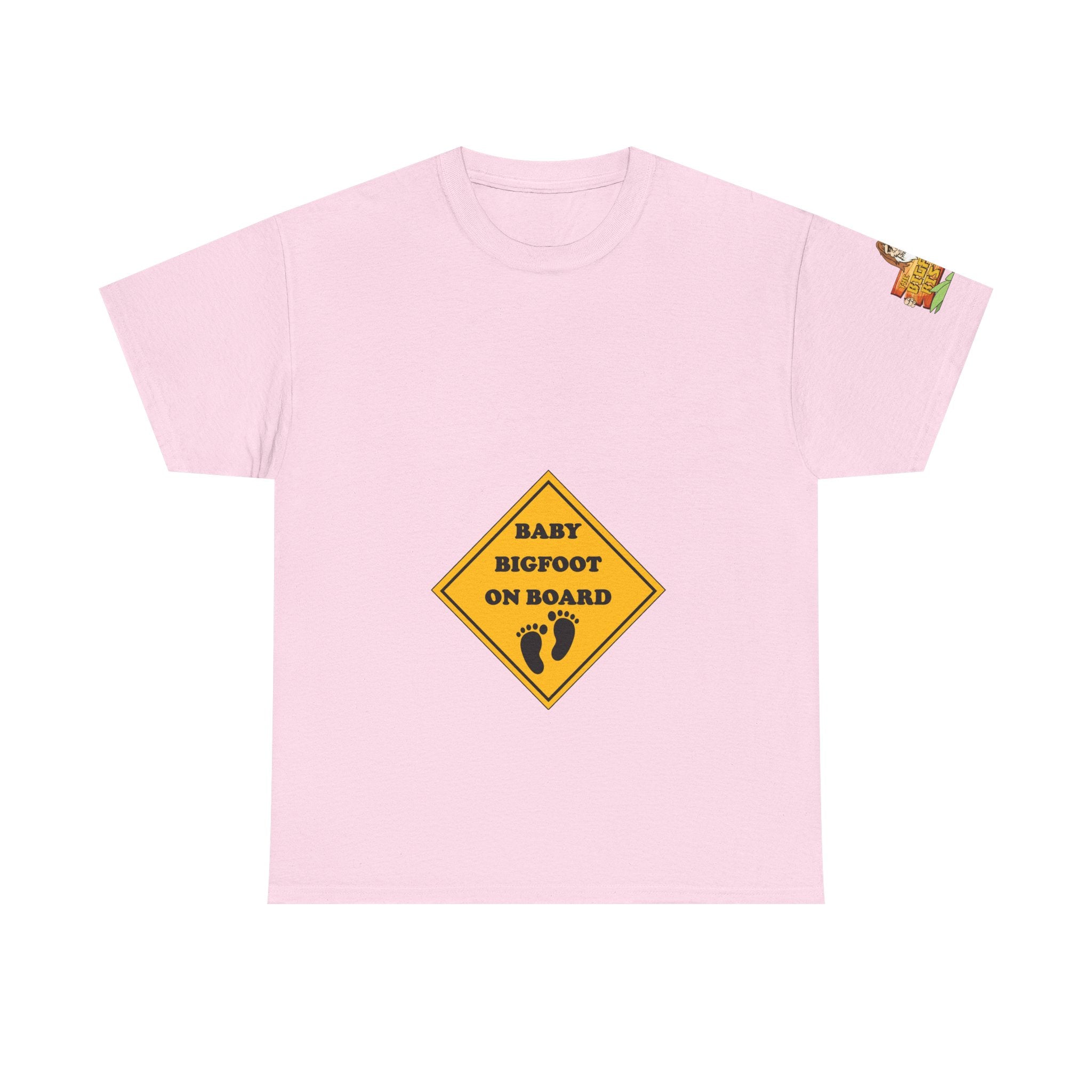 Baby Bigfoot On Board Tee — Funny Pregnancy Announcement T‑Shirt