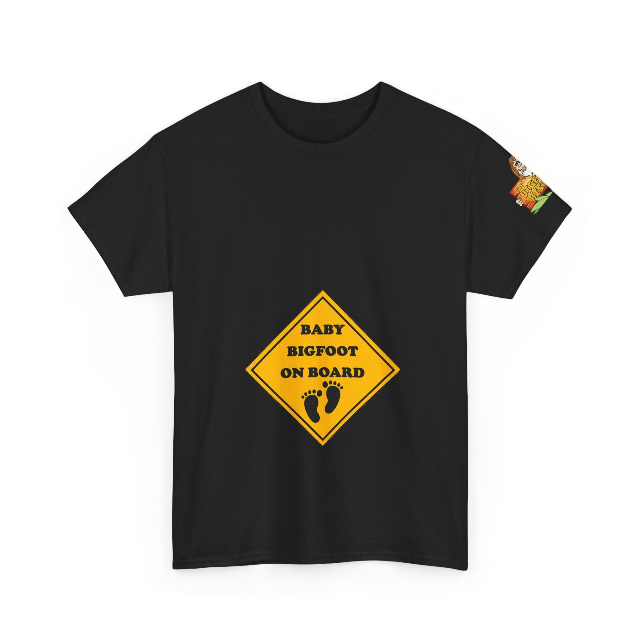 Baby Bigfoot On Board Tee — Funny Pregnancy Announcement T‑Shirt