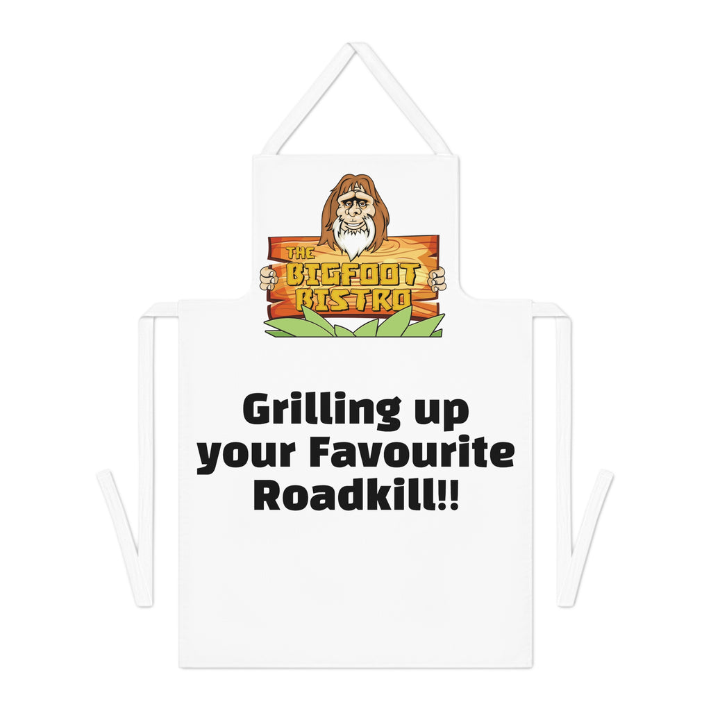 Apron — 'Grilling up your Favourite Roadkill!!' Bigfoot Bistro BBQ Apron