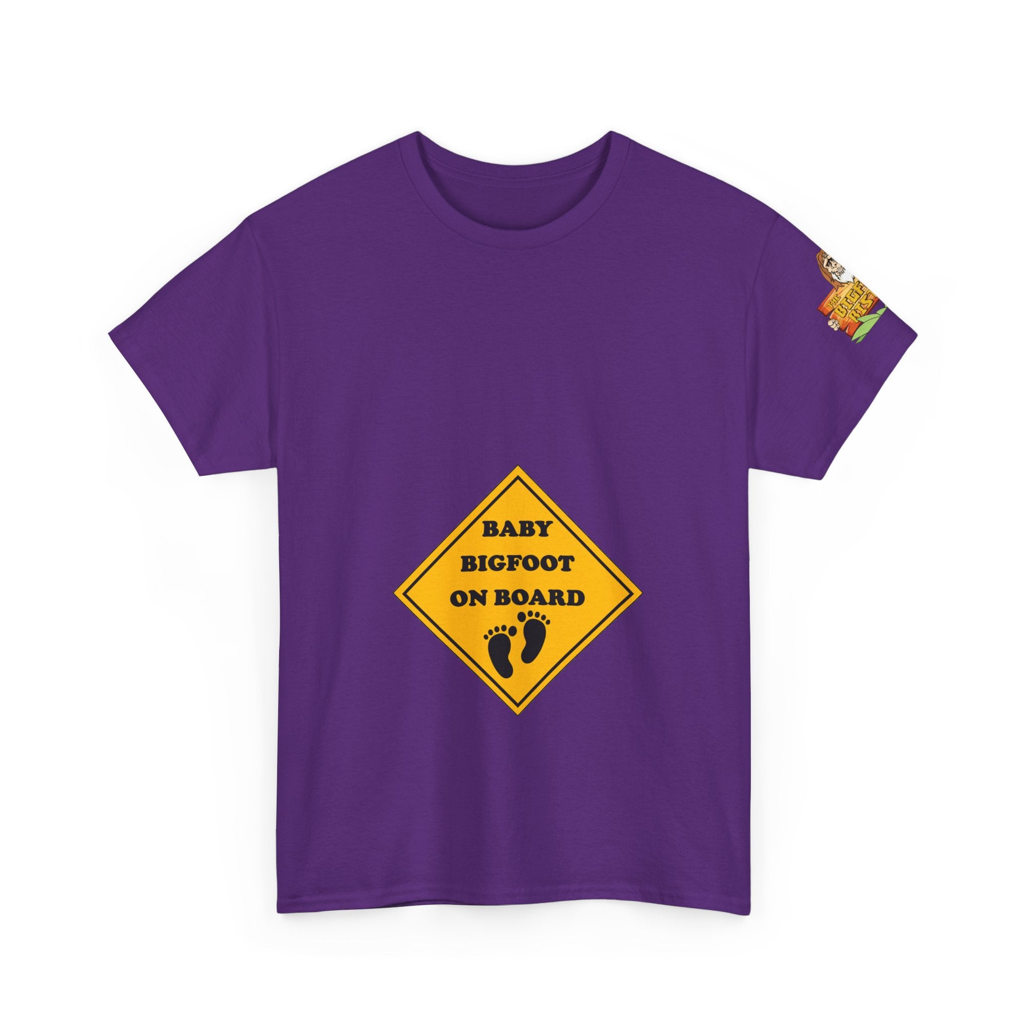 Baby Bigfoot On Board Tee — Funny Pregnancy Announcement T‑Shirt