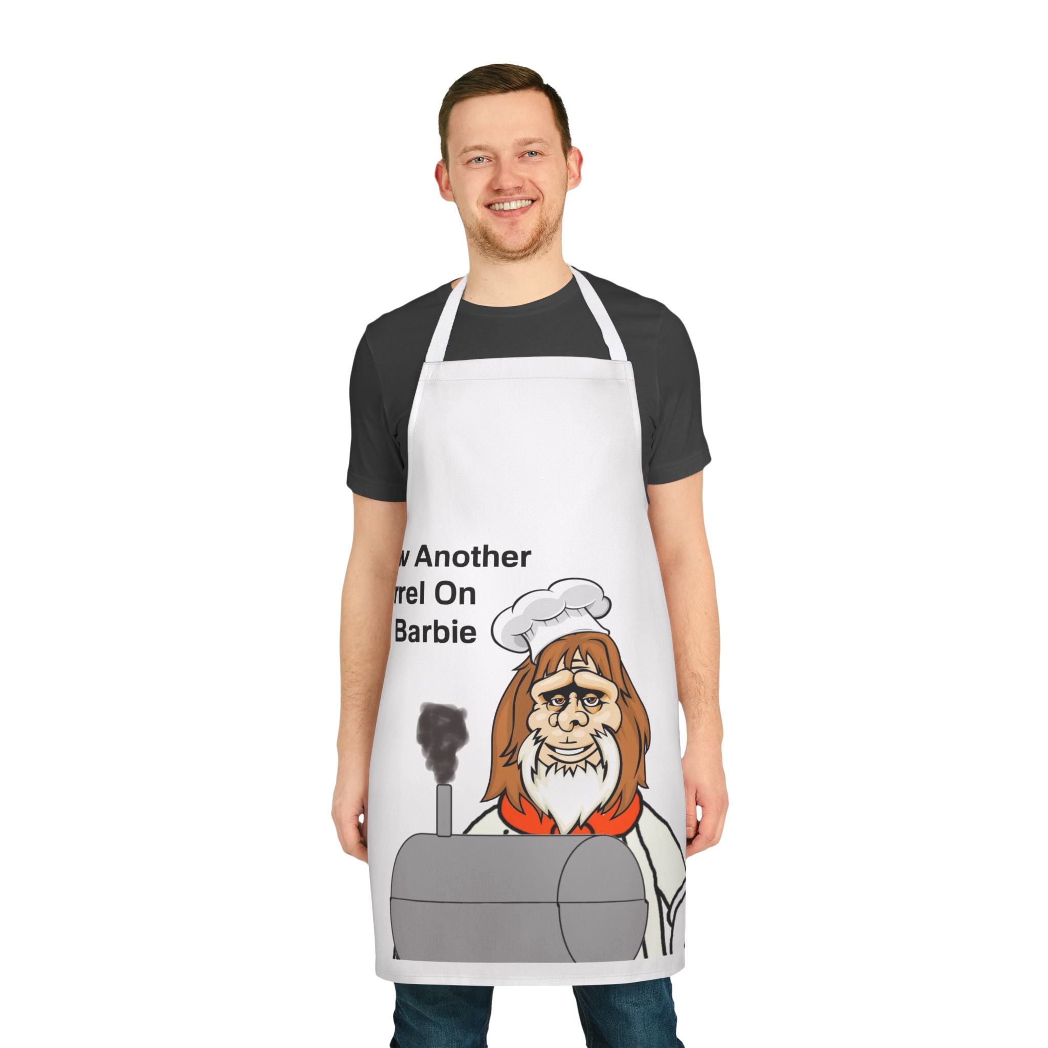 Apron - 'Throw Another Squirrel on the Barbie' BBQ Grill Chef Apron
