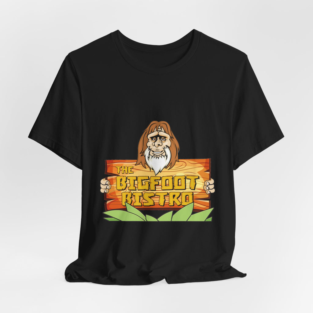 Bigfoot Bistro T-Shirt — "Nothing Beats Eating Out In The Bush" Graphic Tee