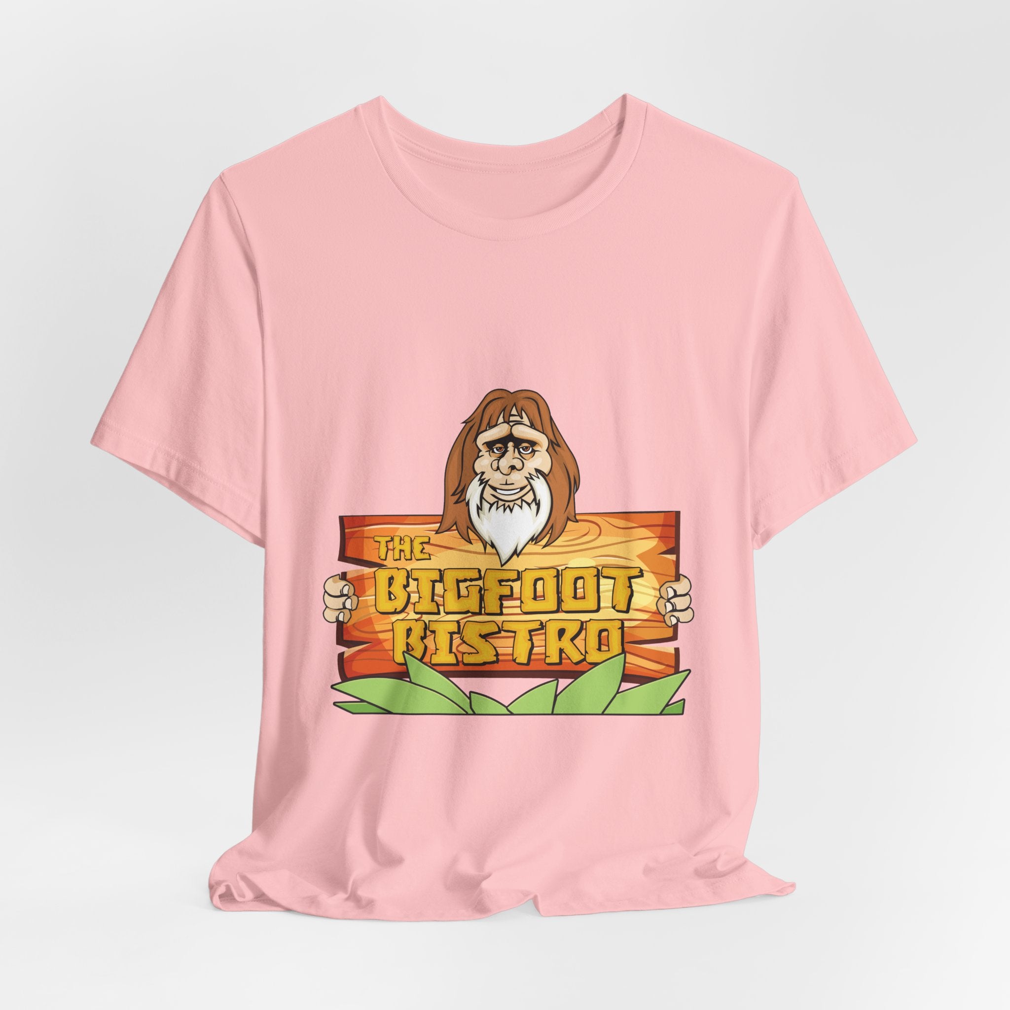 Bigfoot Bistro T-Shirt — "Nothing Beats Eating Out In The Bush" Graphic Tee