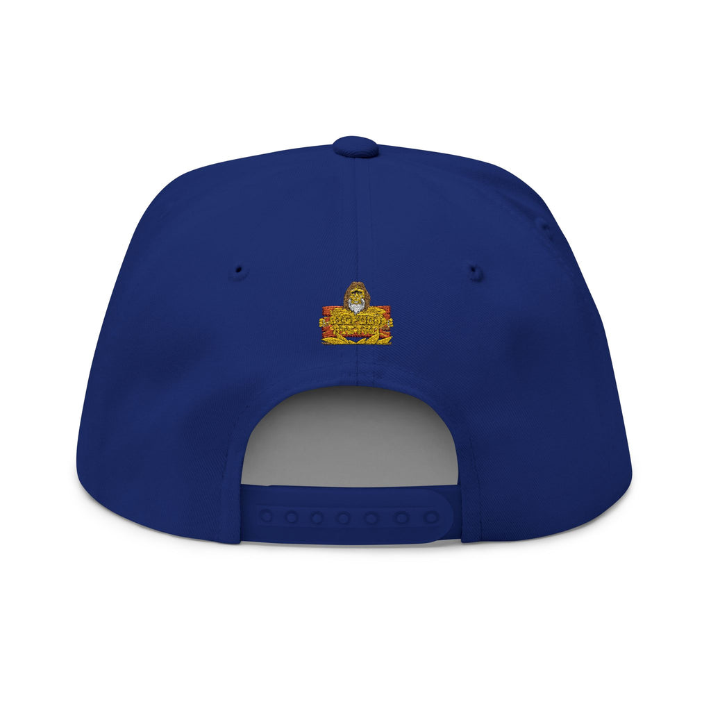 Flat Bill Cap — "Official Sasquatch Search Party Member" Embroidered Snapback