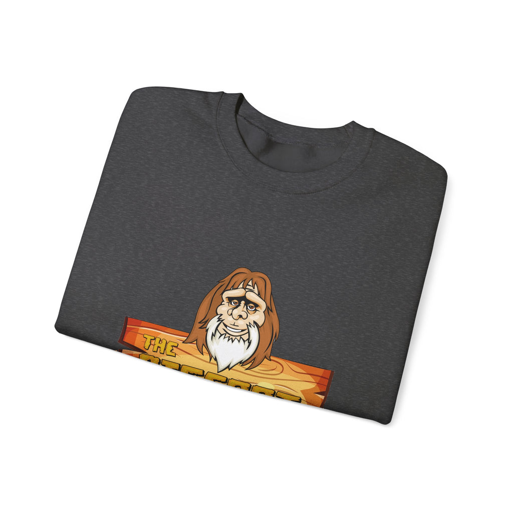 Crewneck Sweatshirt — The Bigfoot Bistro Graphic (front logo, back menu)