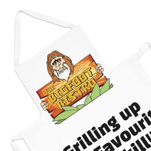 Apron — 'Grilling up your Favourite Roadkill!!' Bigfoot Bistro BBQ Apron