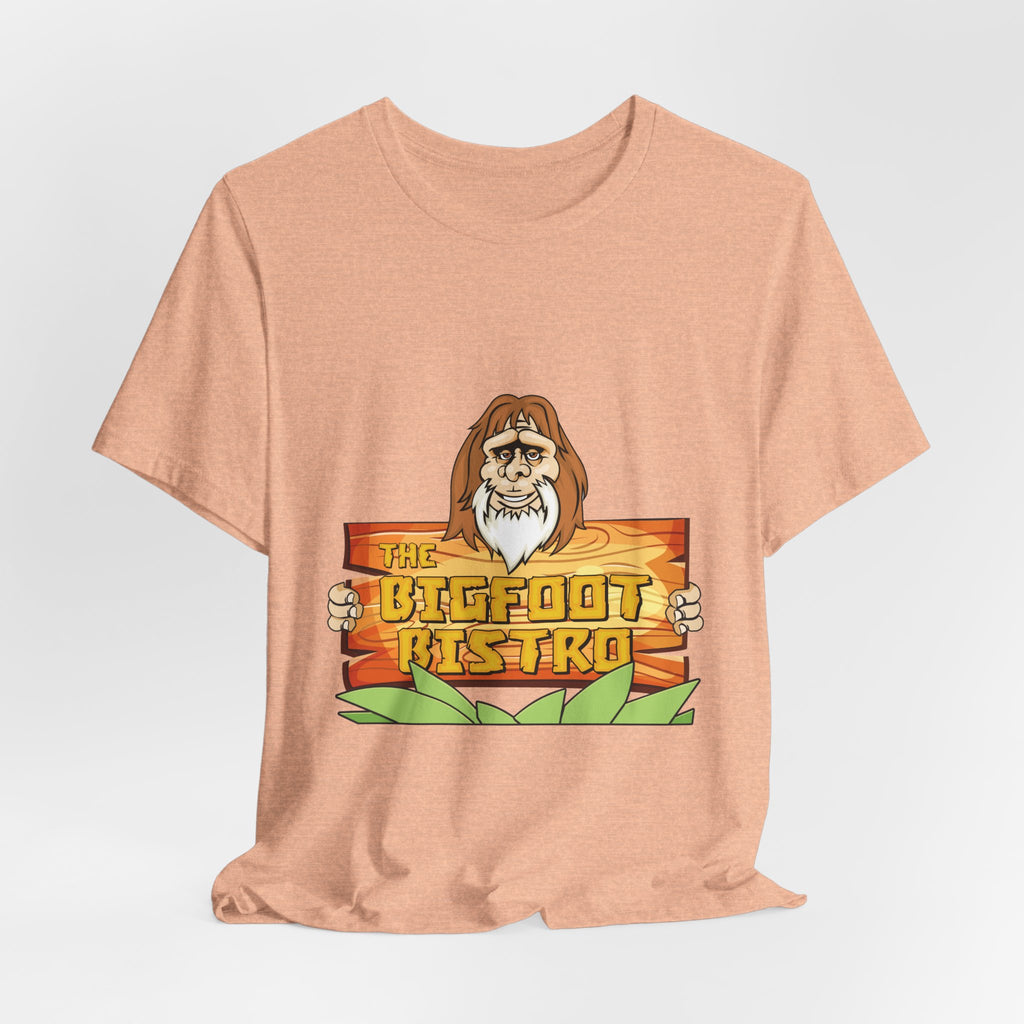 Bigfoot Bistro T-Shirt — "Nothing Beats Eating Out In The Bush" Graphic Tee