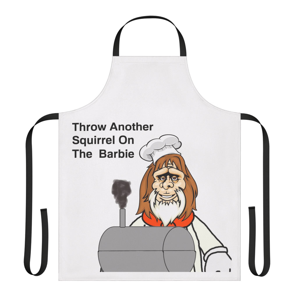 Apron - 'Throw Another Squirrel on the Barbie' BBQ Grill Chef Apron