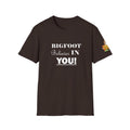White Sleeve-Logo T-Shirt — Retro Snack Cartoon Patch Tee