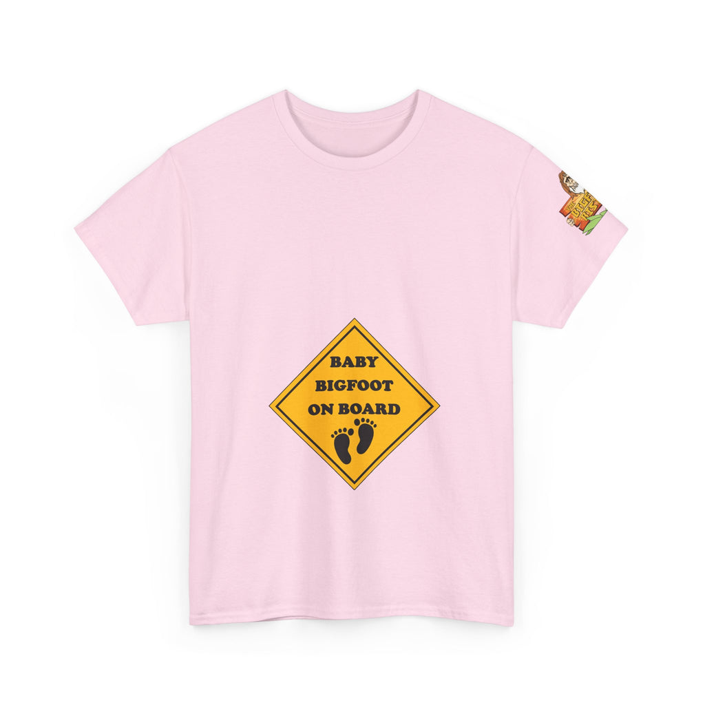 Baby Bigfoot On Board Tee — Funny Pregnancy Announcement T‑Shirt