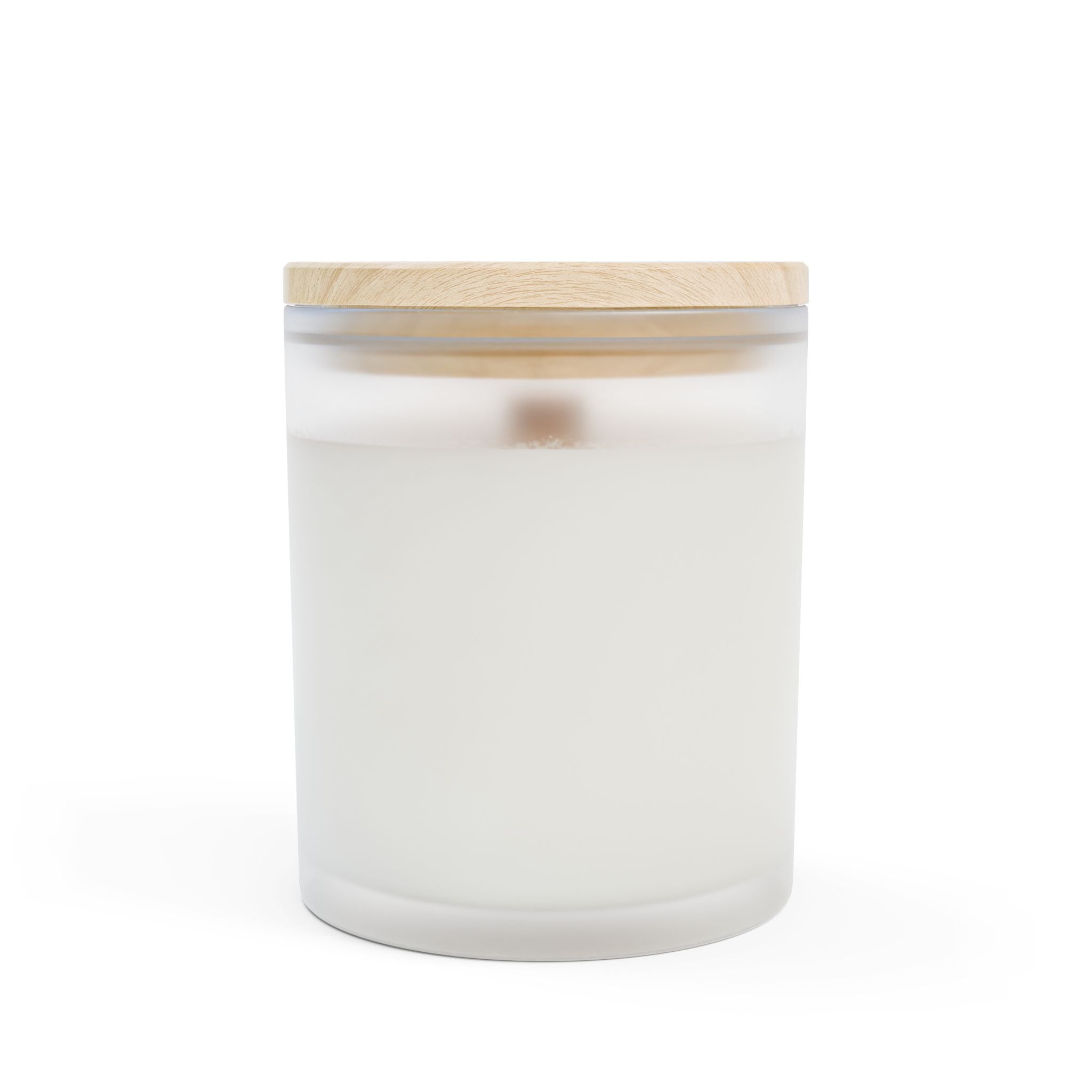 Bigfoot Bistro Frosted Glass Candle — "To Light Your Way In The Dark" 11oz