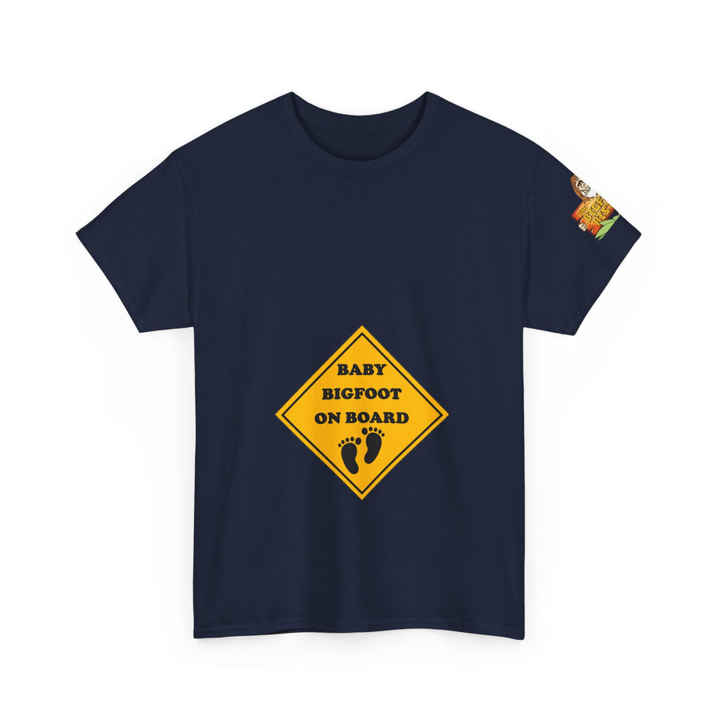 Baby Bigfoot On Board Tee — Funny Pregnancy Announcement T‑Shirt