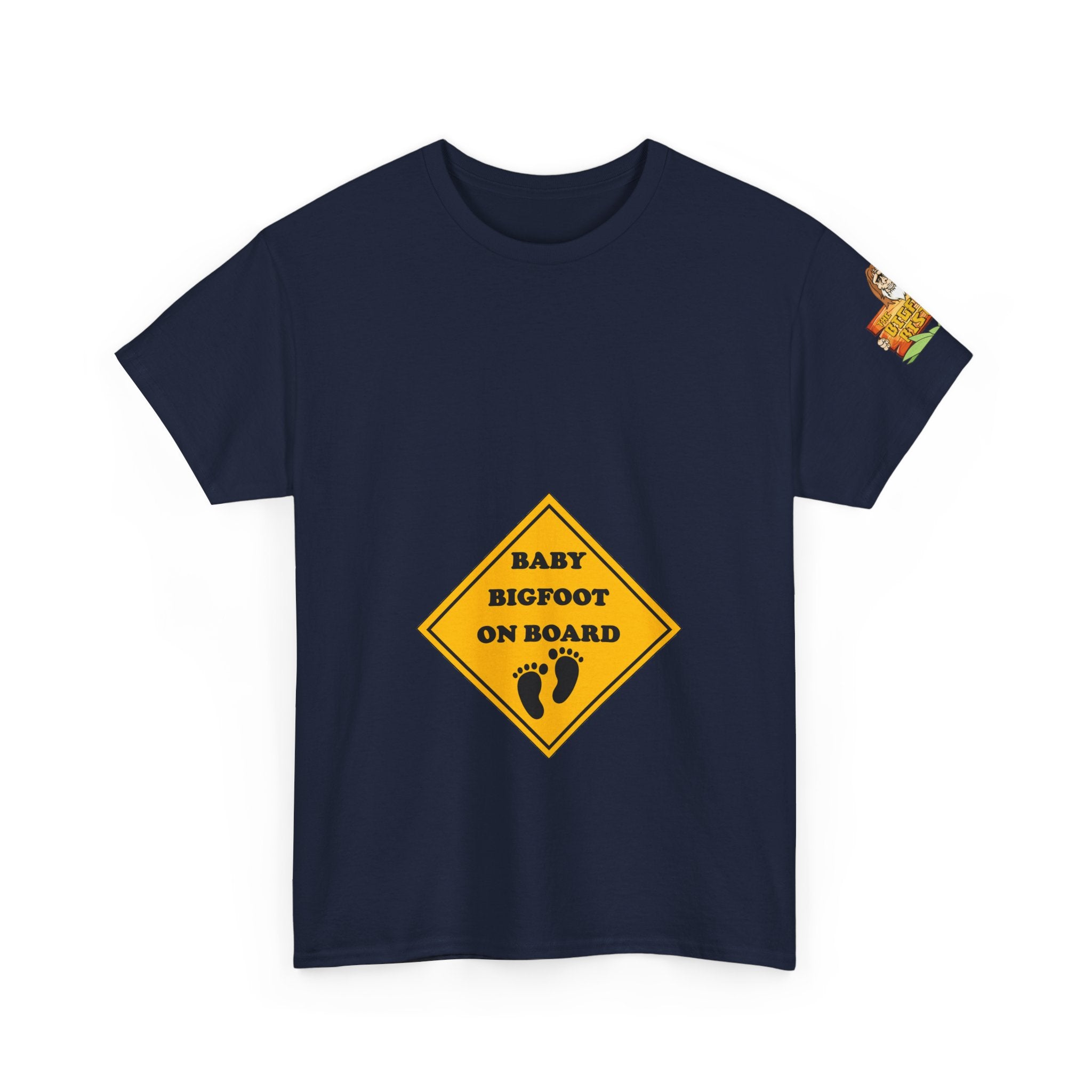 Baby Bigfoot On Board Tee — Funny Pregnancy Announcement T‑Shirt