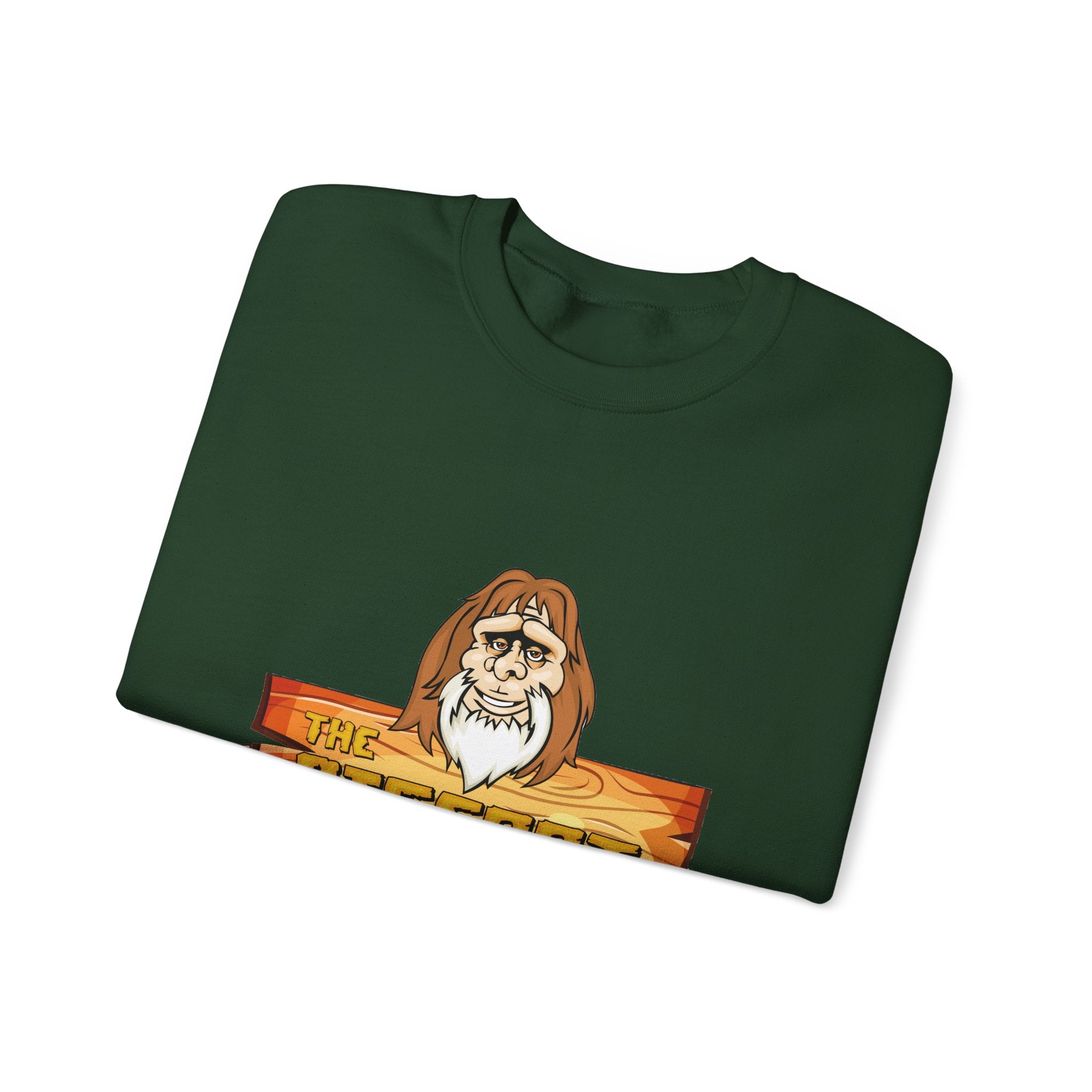 Crewneck Sweatshirt — The Bigfoot Bistro Graphic (front logo, back menu)