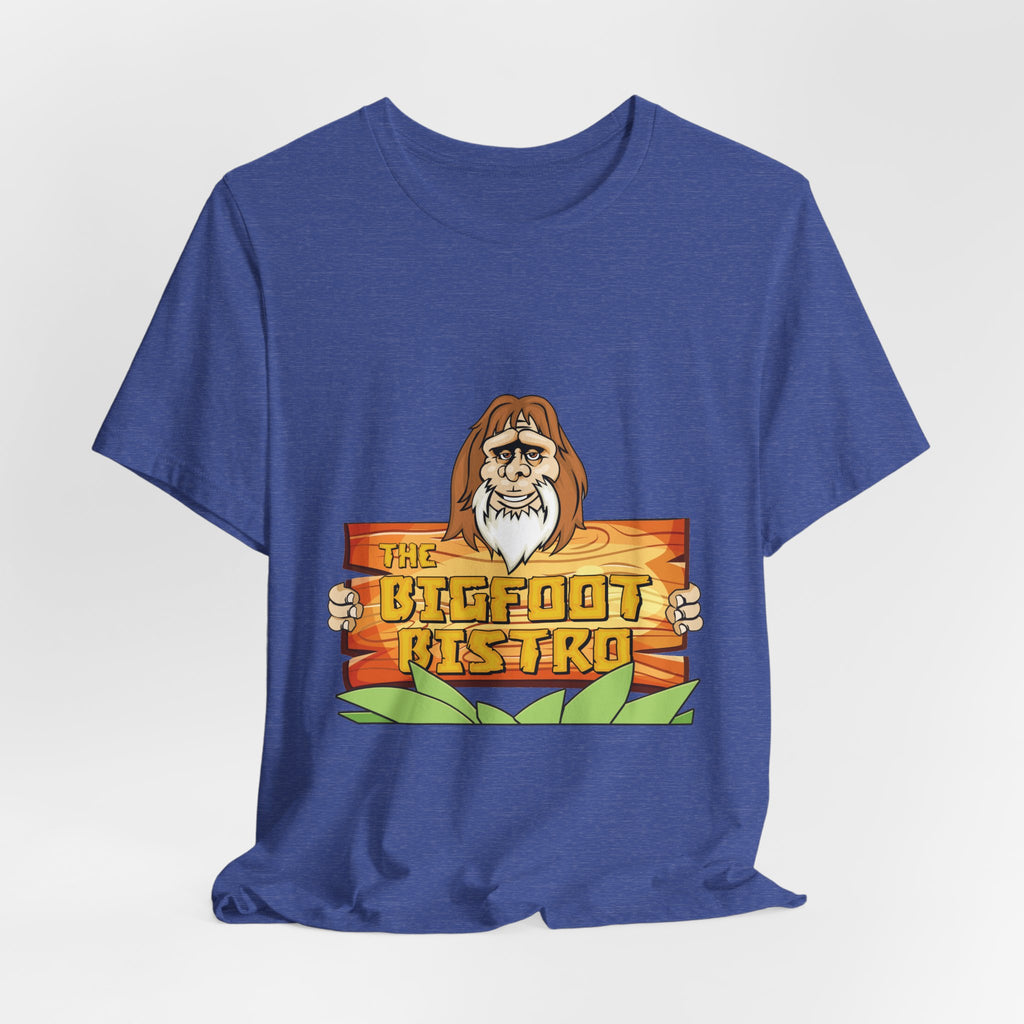 Bigfoot Bistro T-Shirt — "Nothing Beats Eating Out In The Bush" Graphic Tee