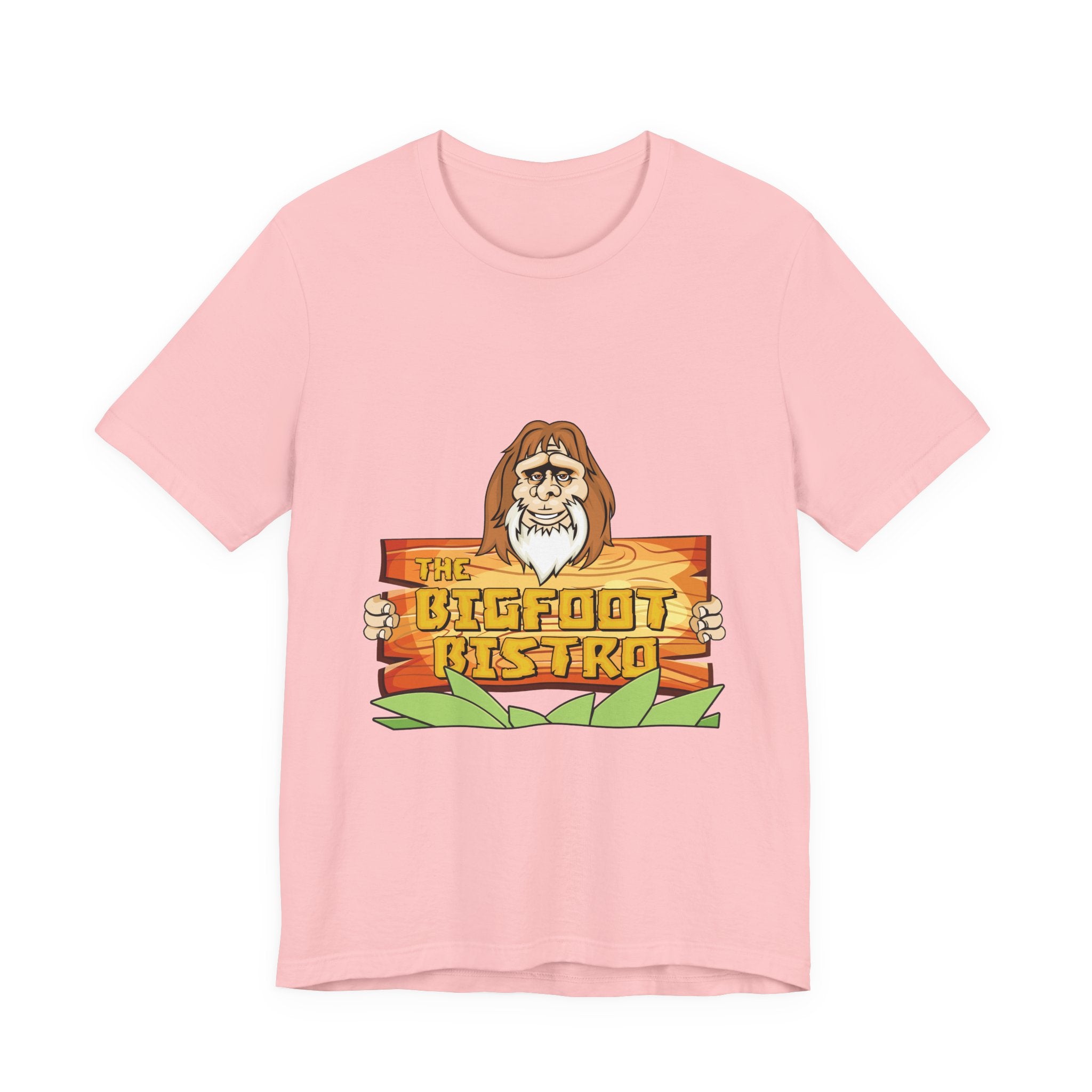 Bigfoot Bistro T-Shirt — "Nothing Beats Eating Out In The Bush" Graphic Tee