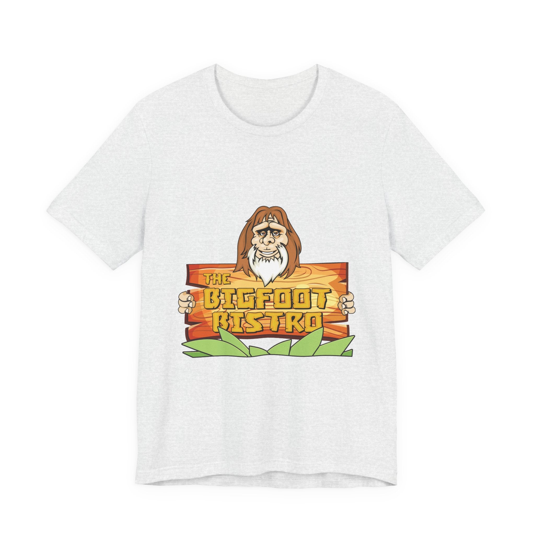 Bigfoot Bistro T-Shirt — "Nothing Beats Eating Out In The Bush" Graphic Tee