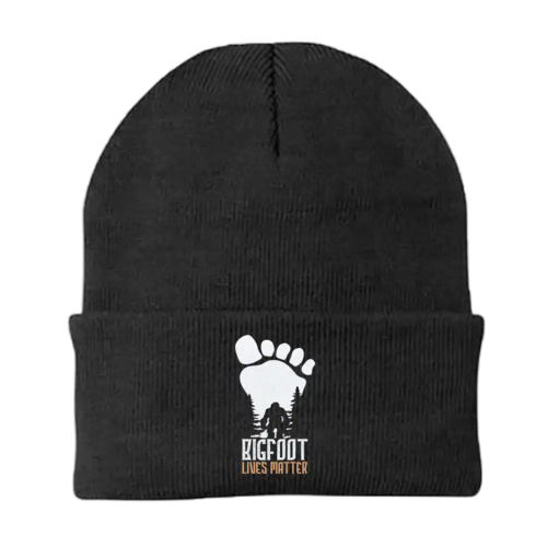 Bigfoot Lives Matter Embroidered Beanie