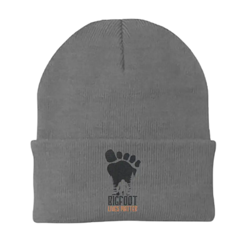 Bigfoot Lives Matter Embroidered Beanie