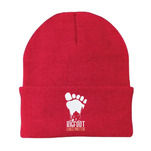 Bigfoot Lives Matter Embroidered Beanie