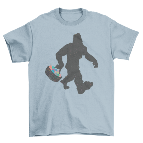Bigfoot with Easter eggs t-shirt