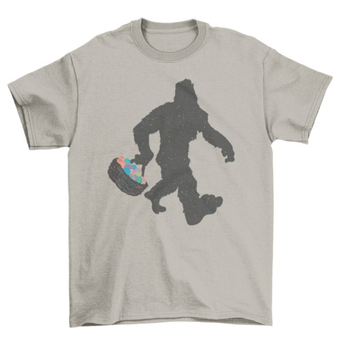 Bigfoot with Easter eggs t-shirt