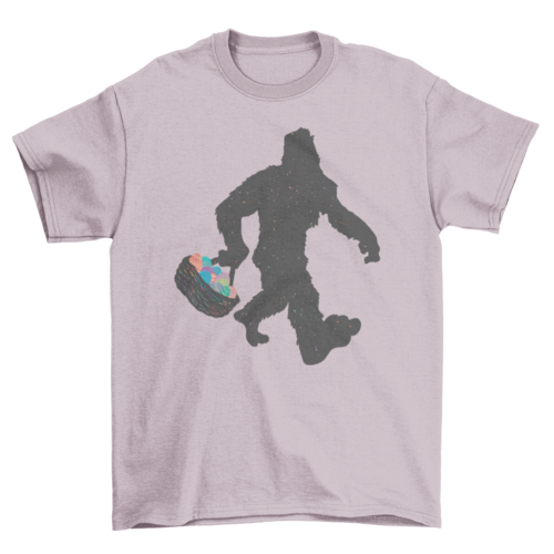 Bigfoot with Easter eggs t-shirt