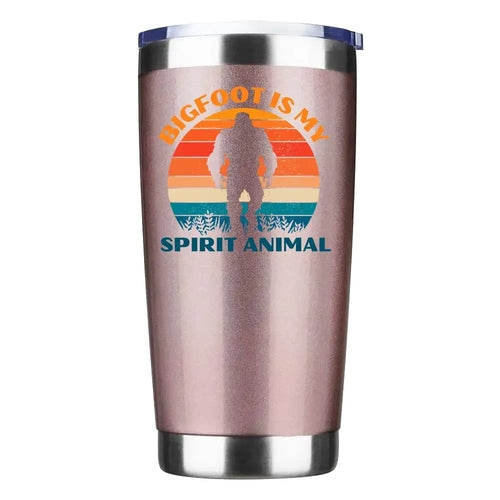 Bigfoot Is My Spirit Animal 20oz Insulated Vacuum Sealed Tumbler