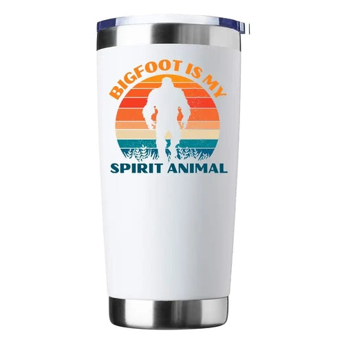 Bigfoot Is My Spirit Animal 20oz Insulated Vacuum Sealed Tumbler